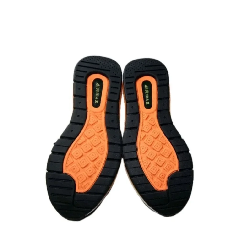 Nike Air Max Genome Black Orange Sneakers Men's Shoes Size 7  DB0249-002
